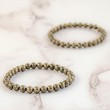 PYRITE bracelet 6 mm PYRITE crystal for money