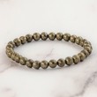PYRITE bracelet 6 mm PYRITE crystal for money