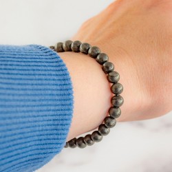 PYRITE bracelet 6 mm PYRITE crystal for money