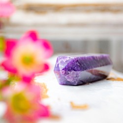 LEPIDOLITE tower crystal natural crystal, calming energy.
