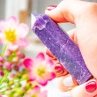 LEPIDOLITE tower crystal natural crystal, calming energy.