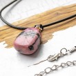 RHODONITE necklace RHODONITE crystals energy jewelry, rhodonite necklace, necklace pendant, affordable crystals