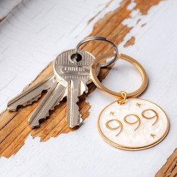 ANGEL NUMBER 999 Key chain