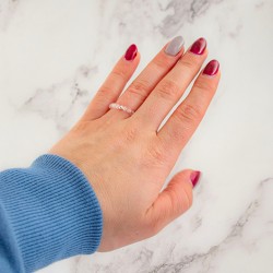 ROSE QUARTZ a ring