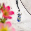 lapis lazuli ogrlica špica lapis lazuli kristal za denar