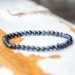 IOLITE bracelet 4mm falset, iolite crystal