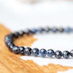 IOLITE bracelet 4mm falset, iolite crystal