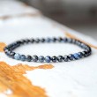 IOLITE bracelet 4mm falset, iolite crystal