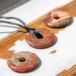 RHYOLITE Flower donut necklace Rhyolite crystal
