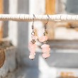 ROSE QUARTZ earings