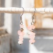 ROSE QUARTZ earings