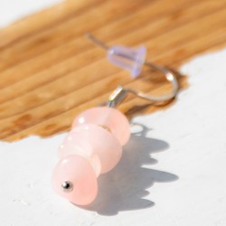 ROSE QUARTZ earings