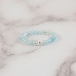 AQUAMARINE ring 3mm falset