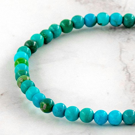 TURQUOISE bracelet AA 4 mm TURQUOISE crystal