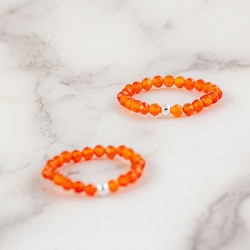 Nakit za veselje
Oranžen kristal
Prstan za vitalnost
Nakit za samozavest