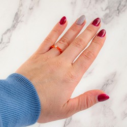 Nakit za veselje
Oranžen kristal
Prstan za vitalnost
Nakit za samozavest