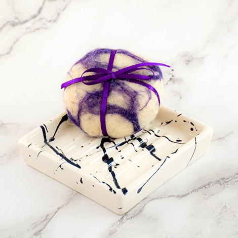 SOAP HOLDER square, handmade