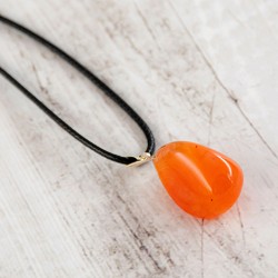 CARNELIAN necklace pendant carnelian crystal carnelian gemstone