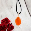 CARNELIAN necklace pendant carnelian crystal carnelian gemstone