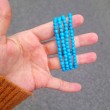 BLUE HOWLITE children's bracelet 4 mm