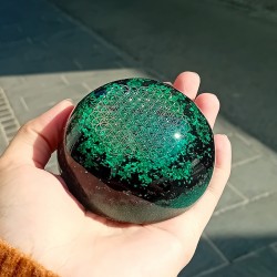 MALAHITE orgonite flower of life malahite crystal protect radiation