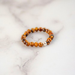 TIGER'S EYE ring falset TIGER'S EYE crystal, TIGER'S EYE gemstone