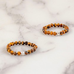 TIGER'S EYE ring falset TIGER'S EYE crystal, TIGER'S EYE gemstone