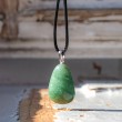 zeleni kristali, green aventurine, crystal necklace, good luck charm