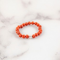 RED JASPER ring falset, RED JASPER crystal ,RED JASPER gemstone
