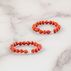 RED JASPER ring falset, RED JASPER crystal ,RED JASPER gemstone