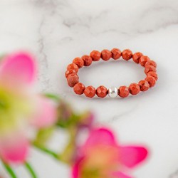 RED JASPER ring falset, RED JASPER crystal ,RED JASPER gemstone