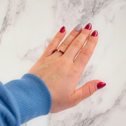 RED JASPER ring falset, RED JASPER crystal ,RED JASPER gemstone