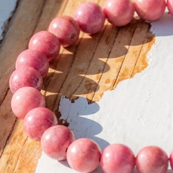 RHODONITE bracelet 8 mm, rodonite crystal, rodonite gemstone,