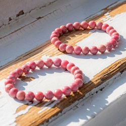RHODONITE bracelet 8 mm, rodonite crystal, rodonite gemstone,