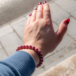 RHODONITE bracelet 8 mm, rodonite crystal, rodonite gemstone,