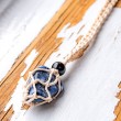 Macrame necklace for crystals