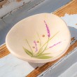 lavender painting, rustic soap holder, decorations for bathroom