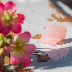 rose quartz, ROSE QUARTZ pocket gemstone, rose quartz crystal