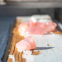 rose quartz, ROSE QUARTZ pocket gemstone, rose quartz crystal