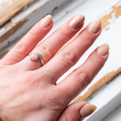 rhodochrosite crystal, crystal jewlery, ring with crystals, ring with stones