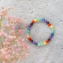 zapestnica za čakre, otroška zapestnica za čakre, kristali za čakre