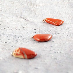 RED JASPER necklace pendant, RED JASPER crystal, red jasper gemstone