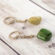 JADE keychain jade crystal, jade gemstone