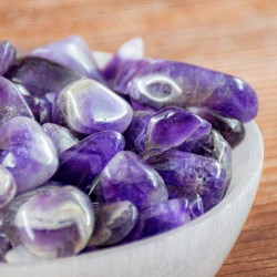 AMETHYST pocket gemstone S, AMETHYST crystals