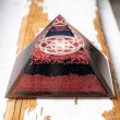TULITE Orgonite Pyramid flower of life