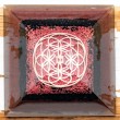 TULITE Orgonite Pyramid flower of life