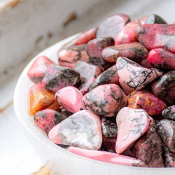 rhodonite crystal, crystal for love, crystals for heart chakra, crystals for relationships