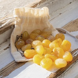 YELLOW ONYX rune stones (set), YELLOW ONYX  crystals,YELLOW ONYX  gemstone,