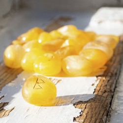 YELLOW ONYX rune stones (set), YELLOW ONYX  crystals,YELLOW ONYX  gemstone,