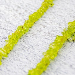 PERIDOT chips necklace, peridote crystal, perdote gemstone,